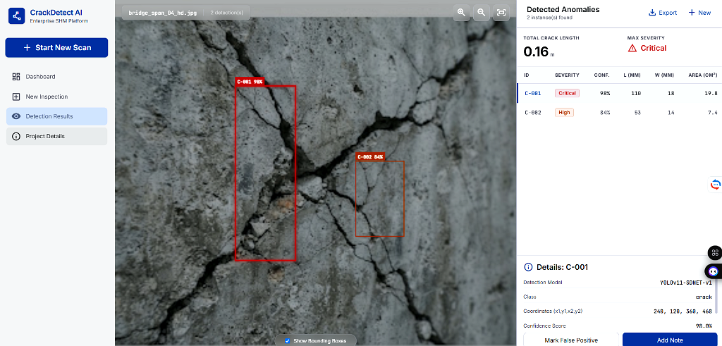 YOLO Crack Detection